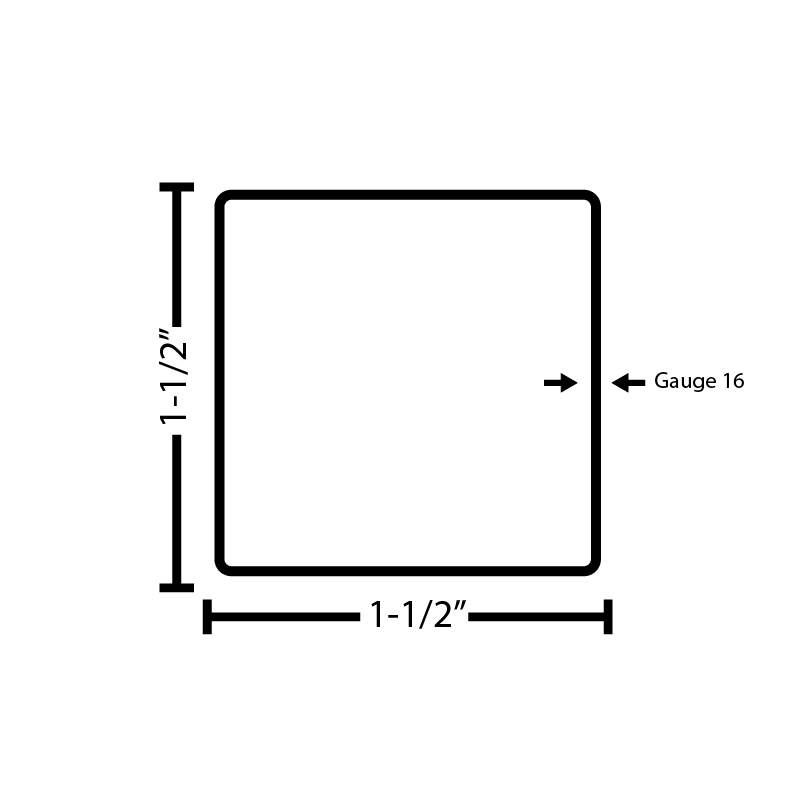 Aluminum Squared Tube