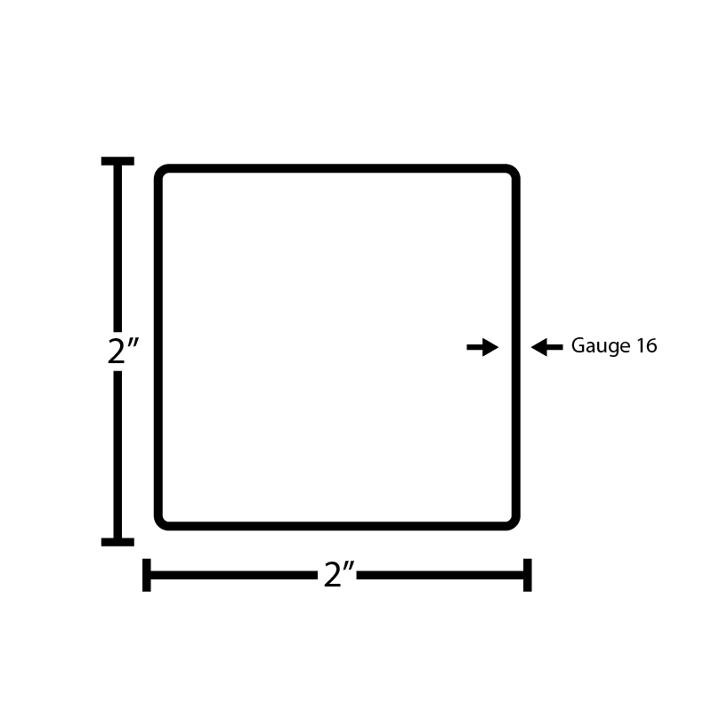 Aluminum Squared Tube