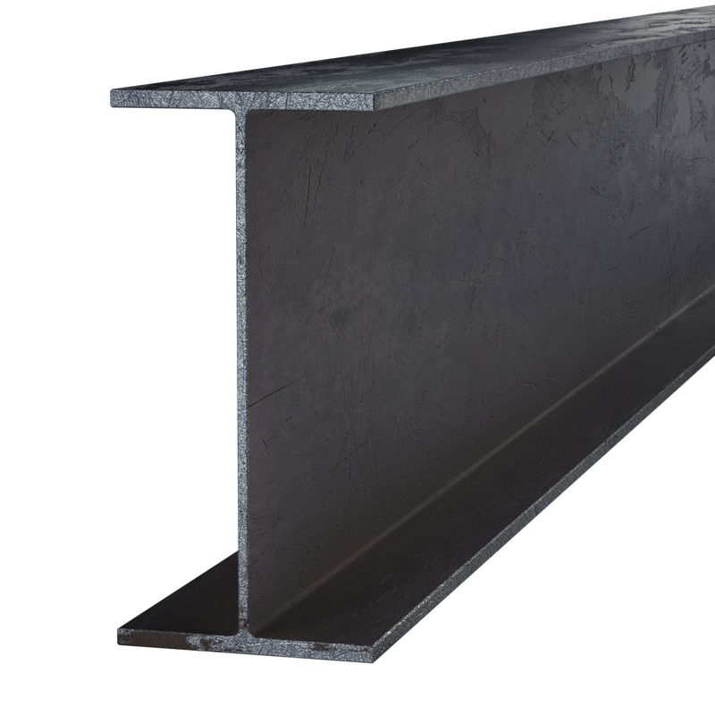 Black Steel Wide Flange Beam