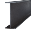 Black Steel Wide Flange Beam