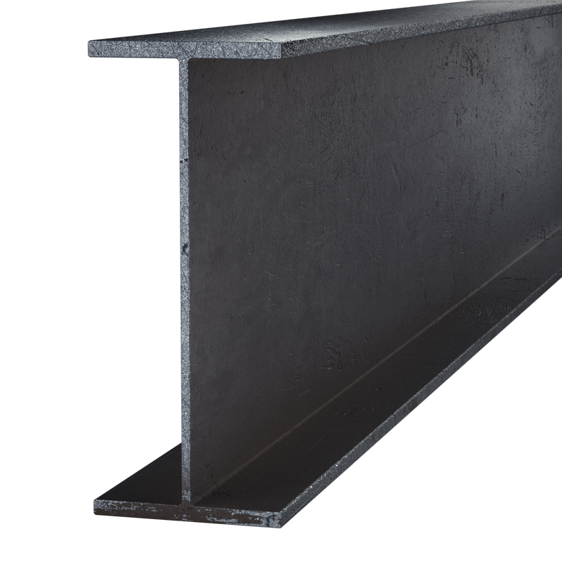 Black Steel Wide Flange Beam