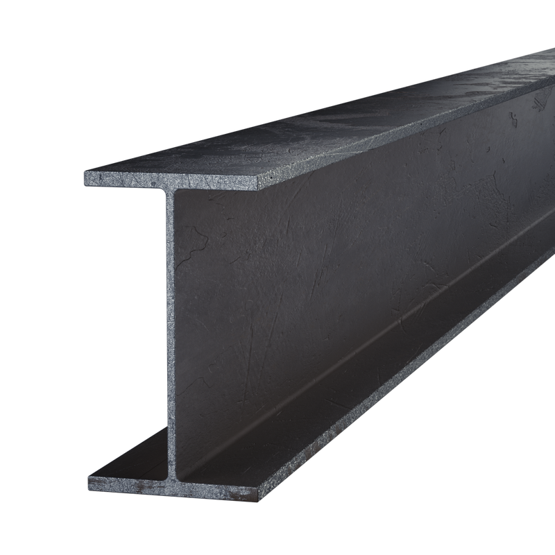 Black Steel Wide Flange Beam