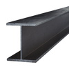 Black Steel Wide Flange Beam