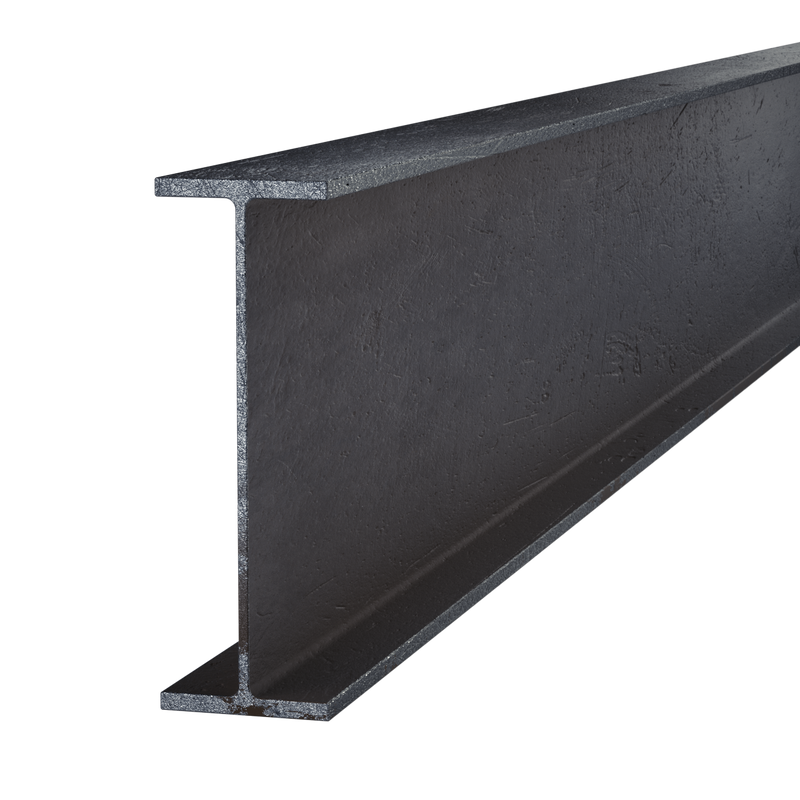 Black Steel Wide Flange Beam