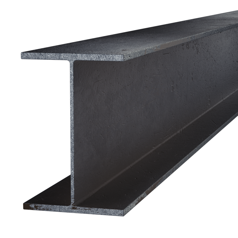 Black Steel Wide Flange Beam