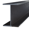 Black Steel Wide Flange Beam