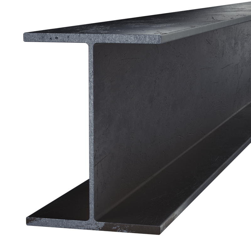 Black Steel Wide Flange Beam