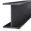 Black Steel Wide Flange Beam