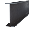 Black Steel Wide Flange Beam