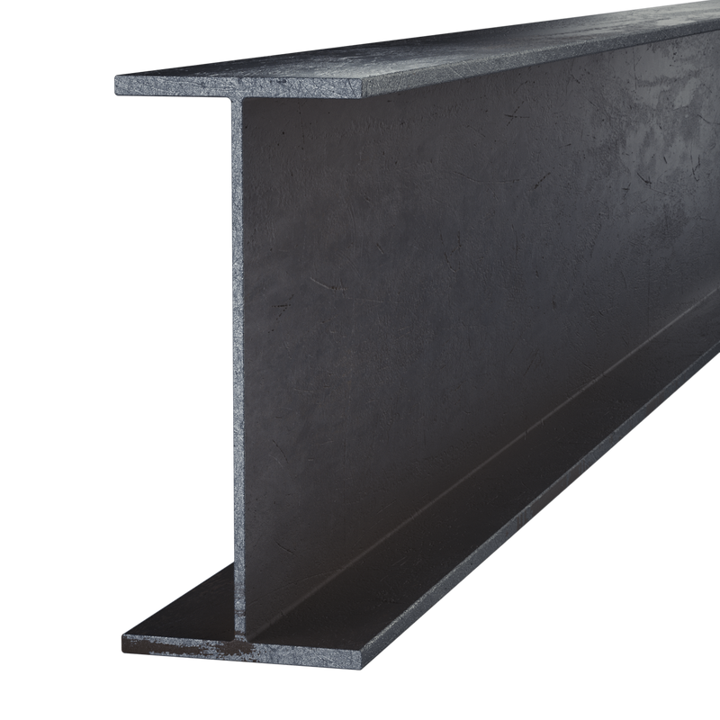 Black Steel Wide Flange Beam