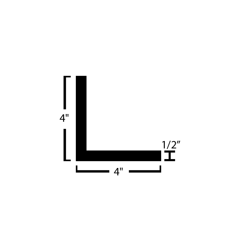 Black Steel Angle