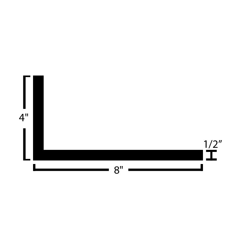 Black Steel Angle