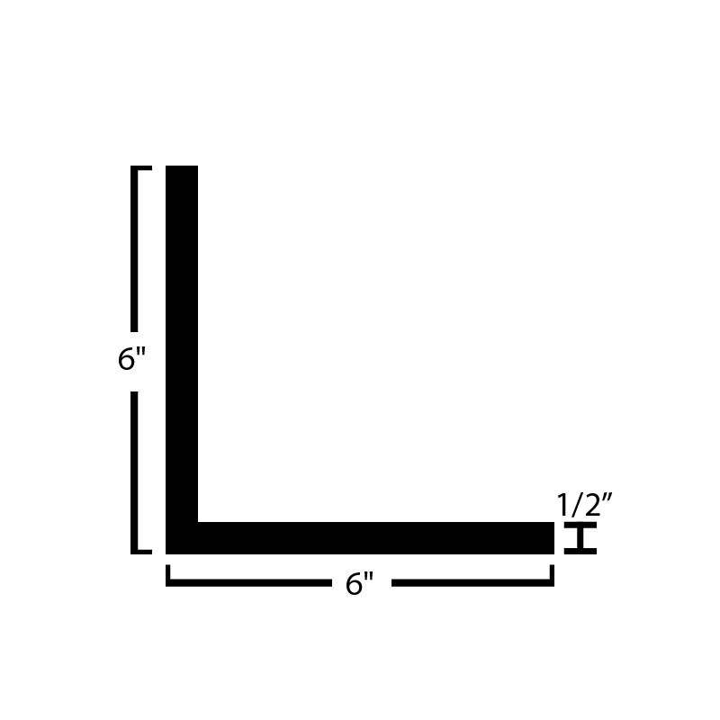 Black Steel Angle