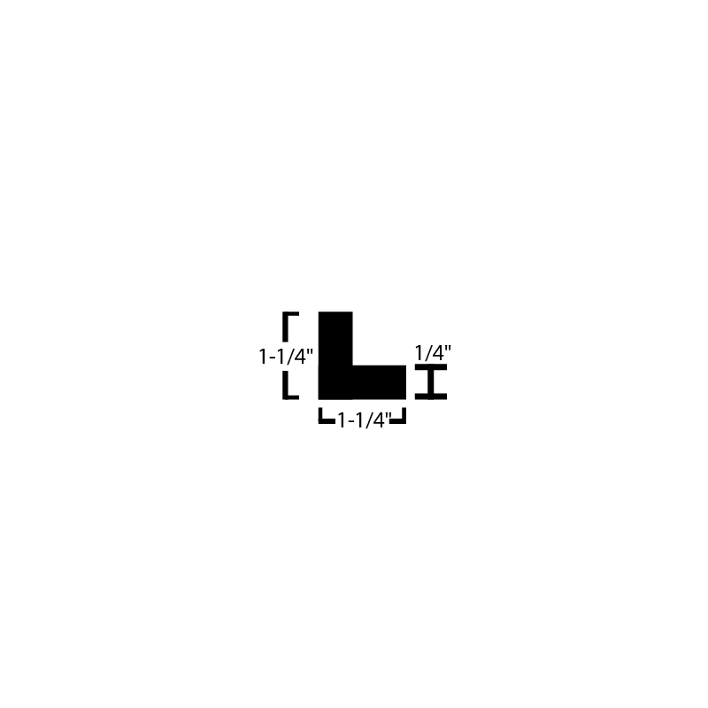 Black Steel Angle