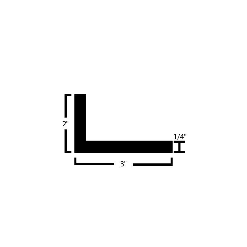 Black Steel Angle