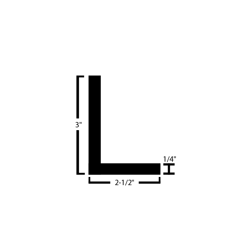 Black Steel Angle