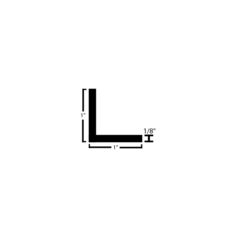Black Steel Angle