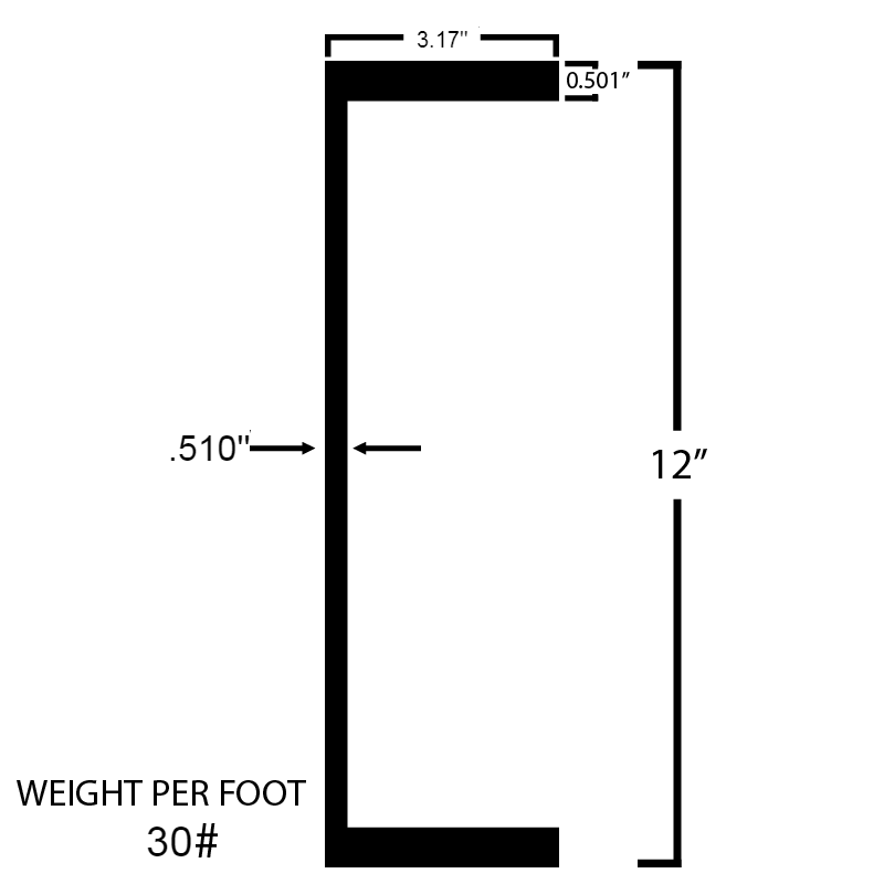 Black Steel C-Channel