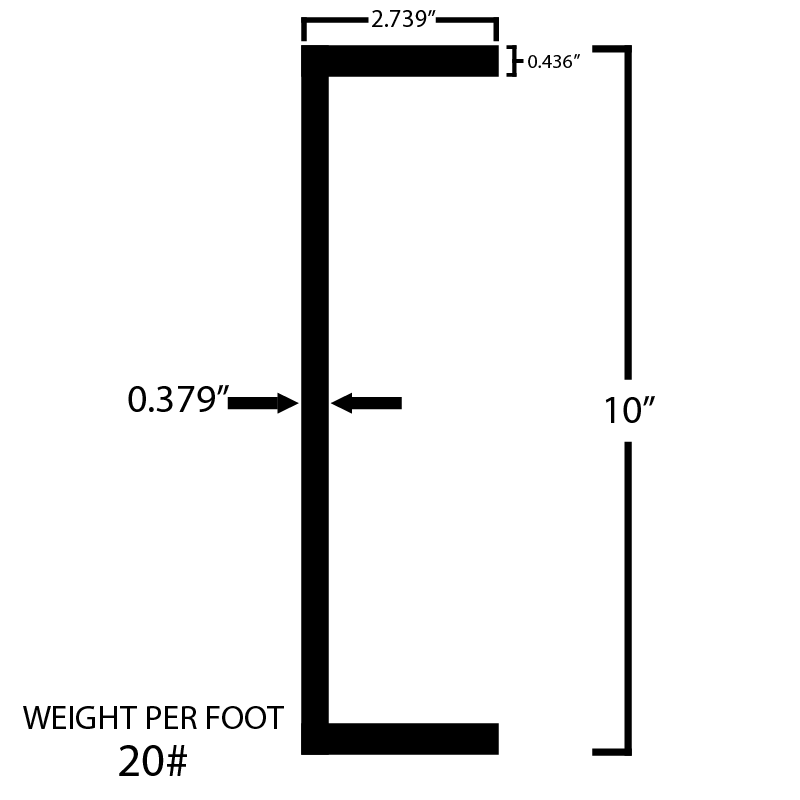 Black Steel C-Channel