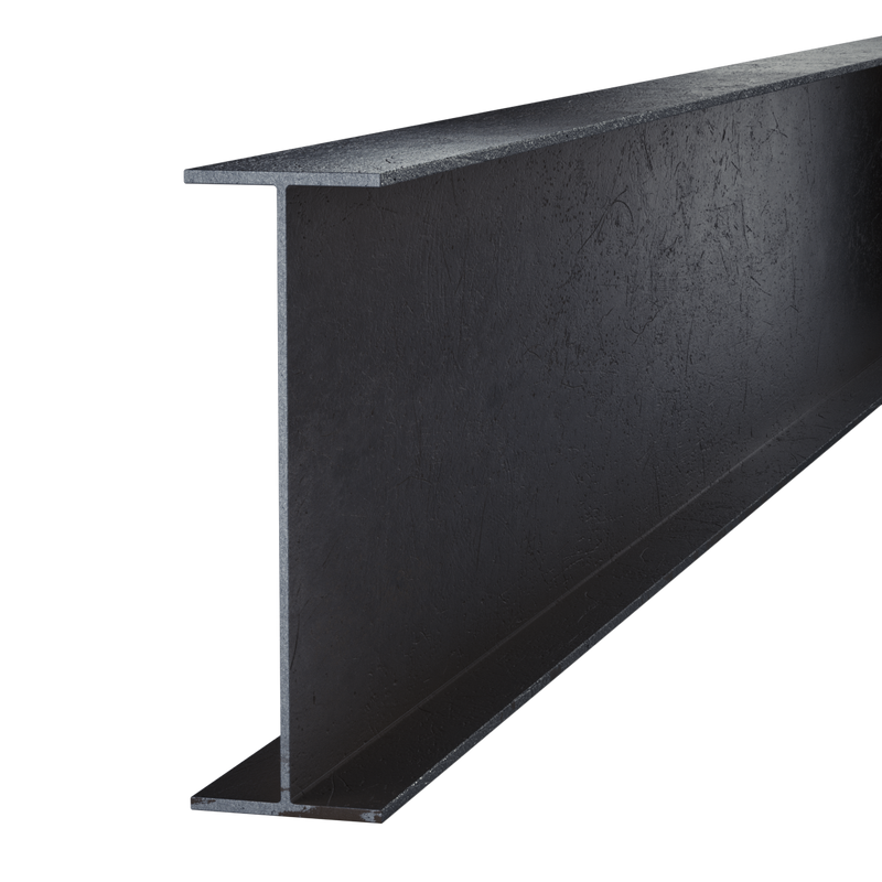 Black Steel Wide Flange Beam