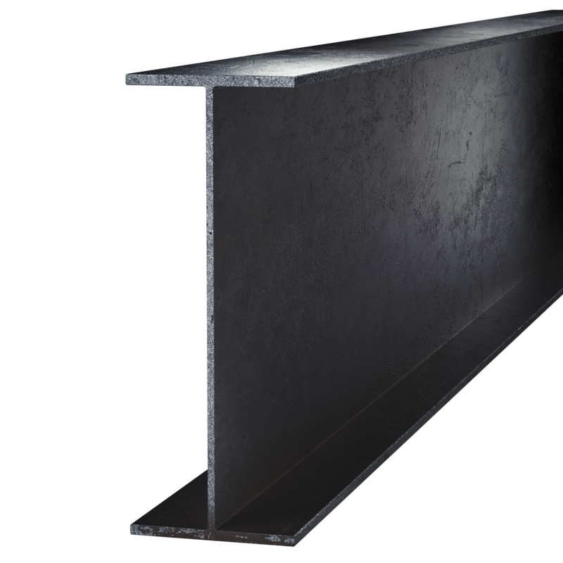 Black Steel Wide Flange Beam