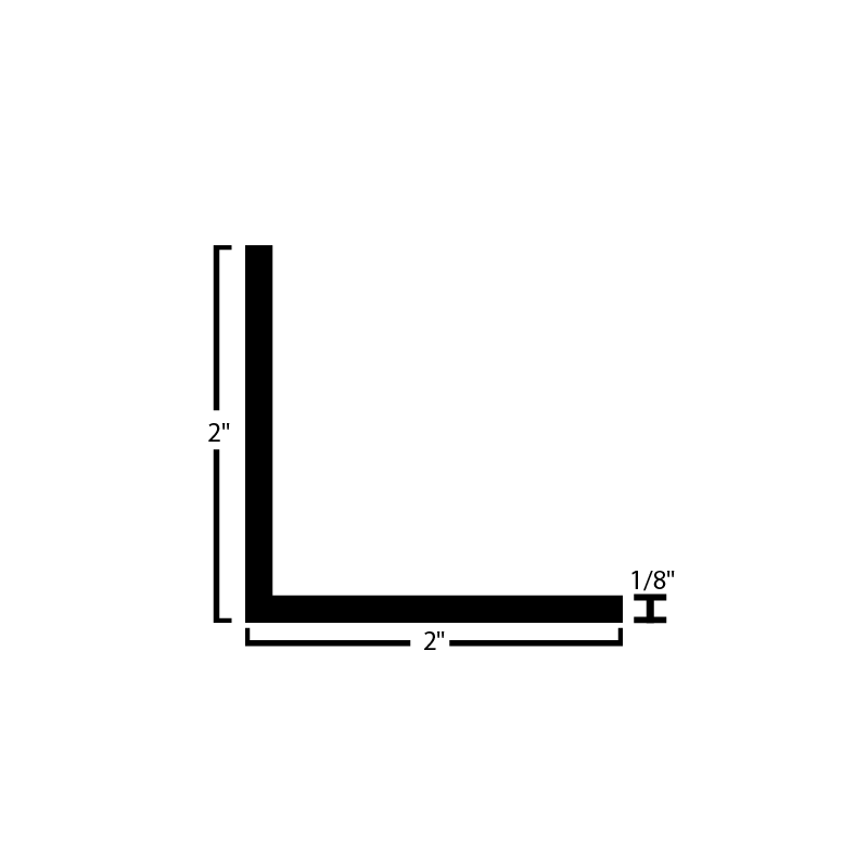 Black Steel Angle