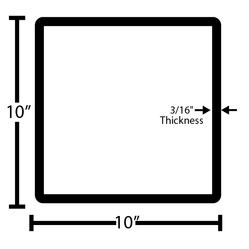 Black Steel Square Tube