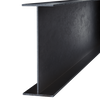 Black Steel Wide Flange Beam