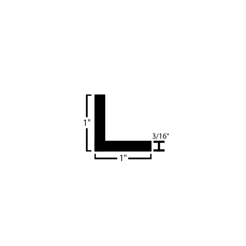 Black Steel Angle