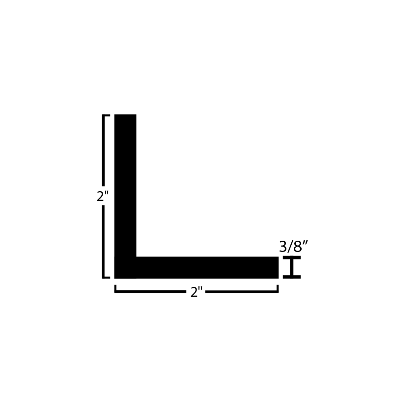 Black Steel Angle