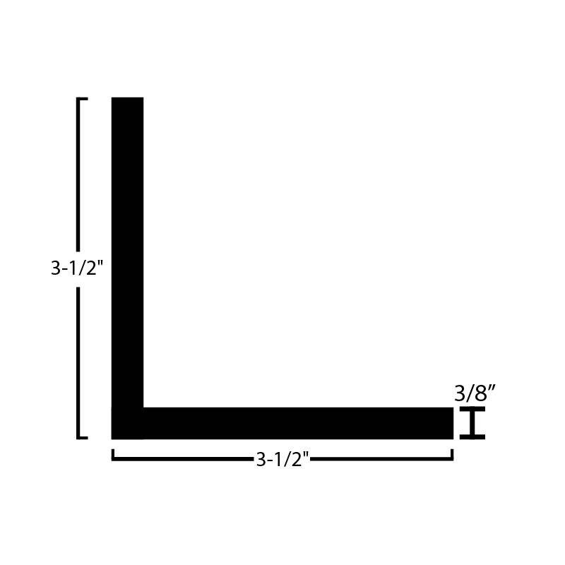 Black Steel Angle