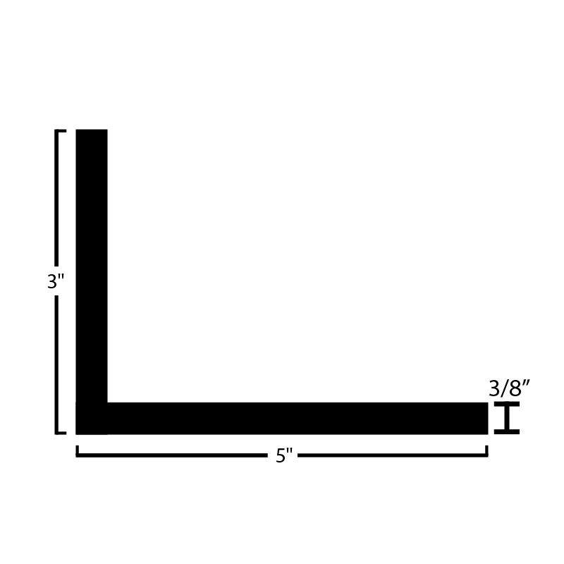 Black Steel Angle