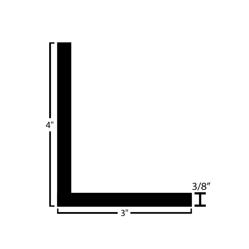 Black Steel Angle
