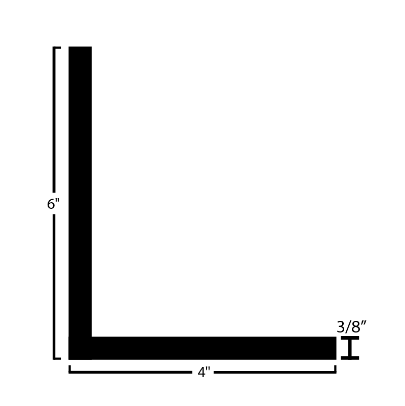 Black Steel Angle