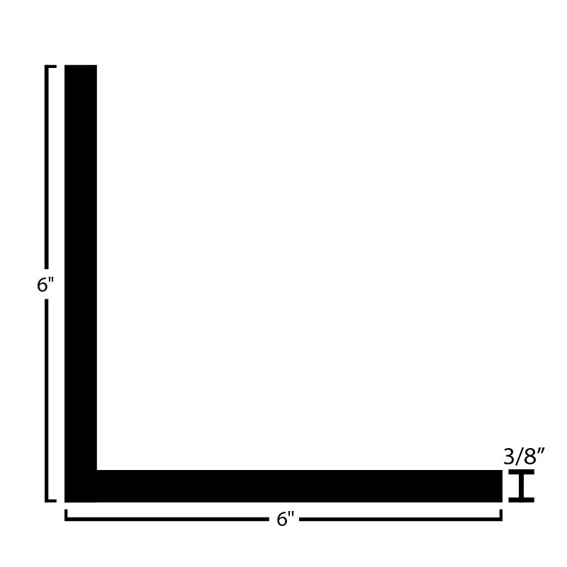 Black Steel Angle