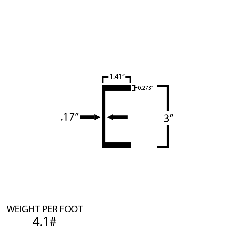 Black Steel C-Channel