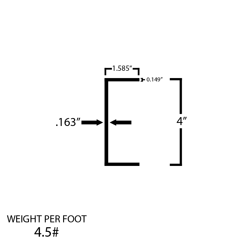 Black Steel C-Channel