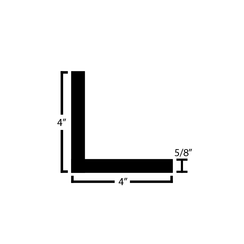 Black Steel Angle
