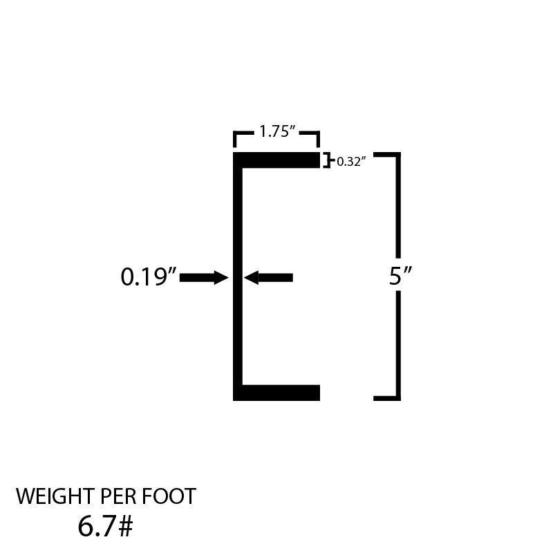 Black Steel C-Channel