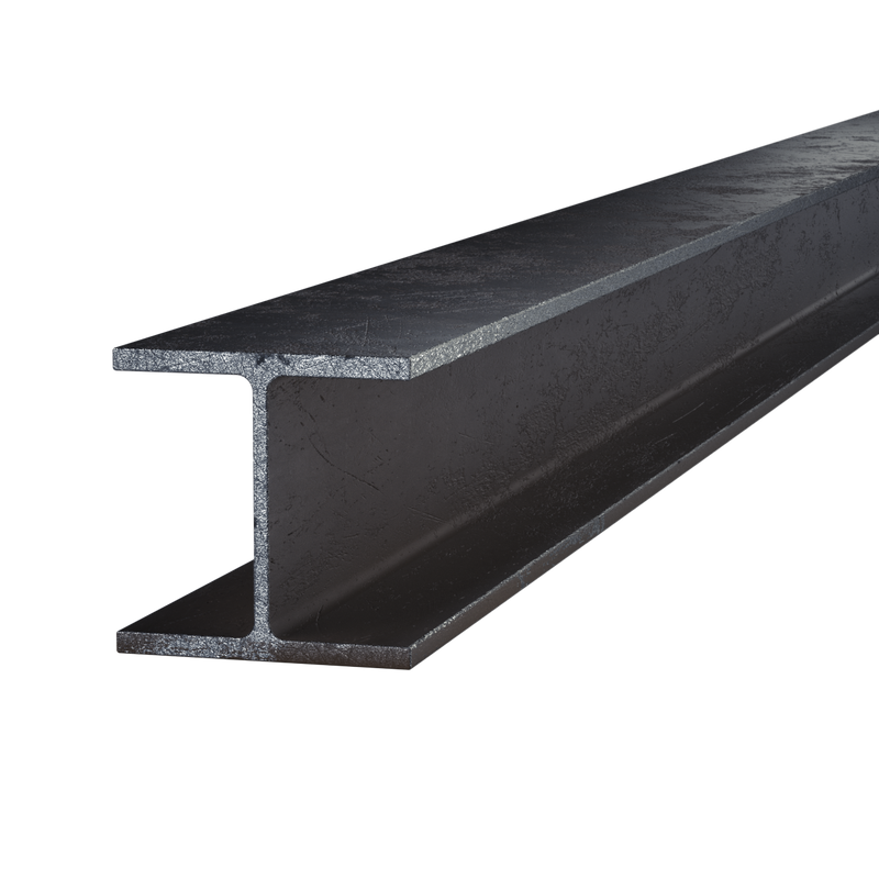 Black Steel Wide Flange Beam