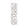 Cast Iron Floral Design 8.625