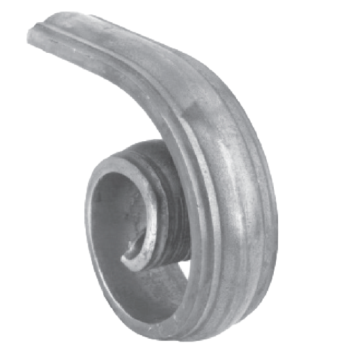 Forged Handrail End