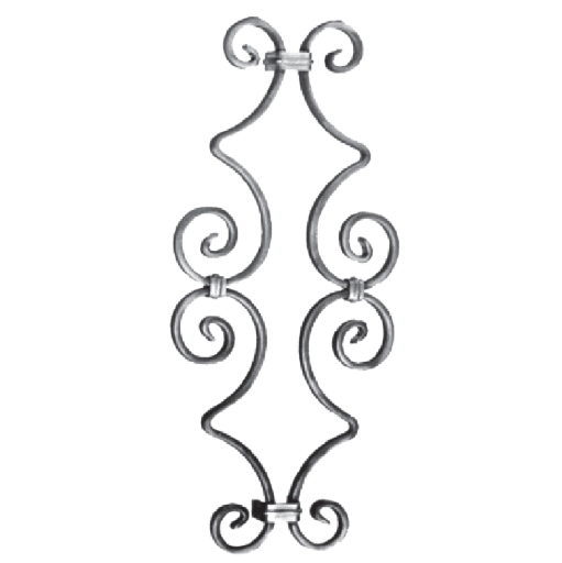 Forged Scroll Panel ART35/1
