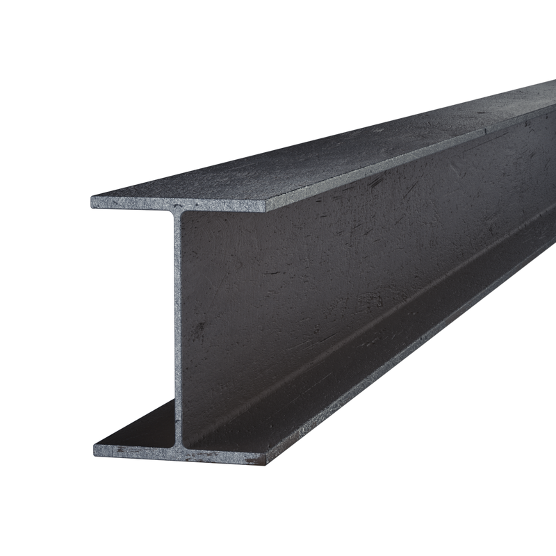 Black Steel Wide Flange Beam
