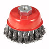 Brown Knotted Wire Cup Brush