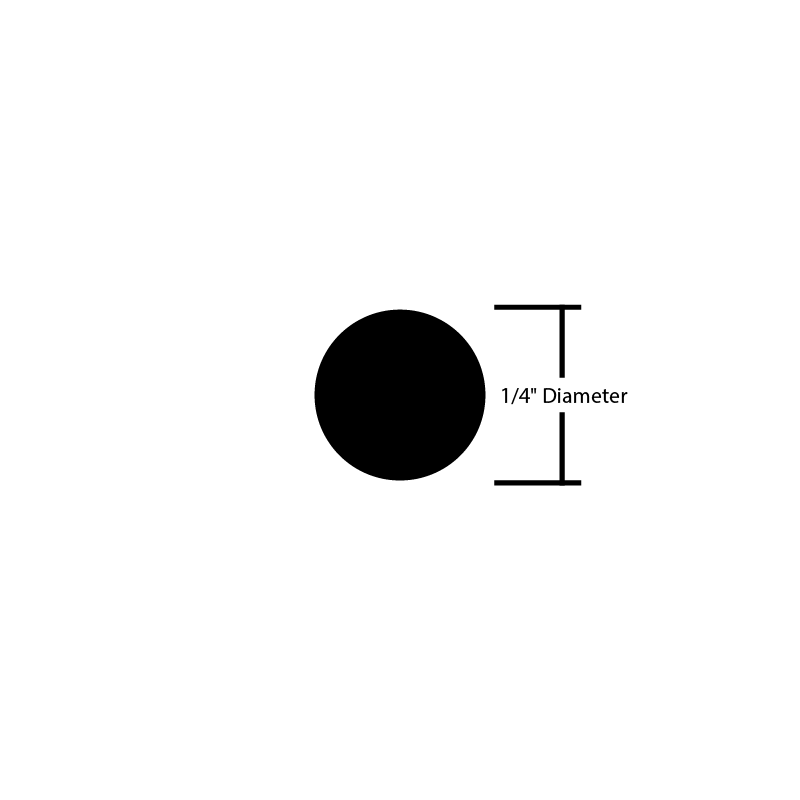 Black Steel Bar Round
