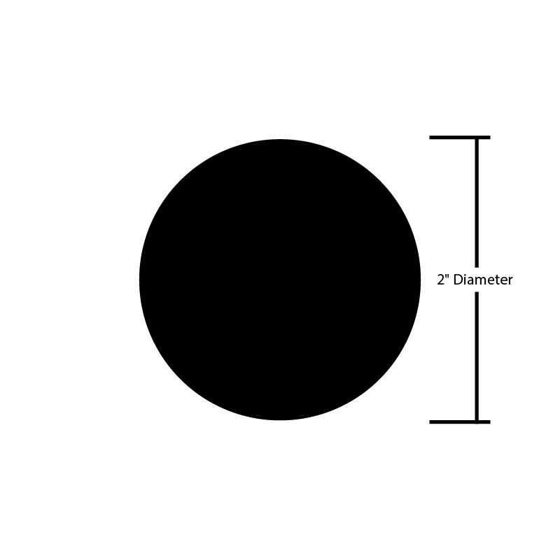 Black Steel Bar Round