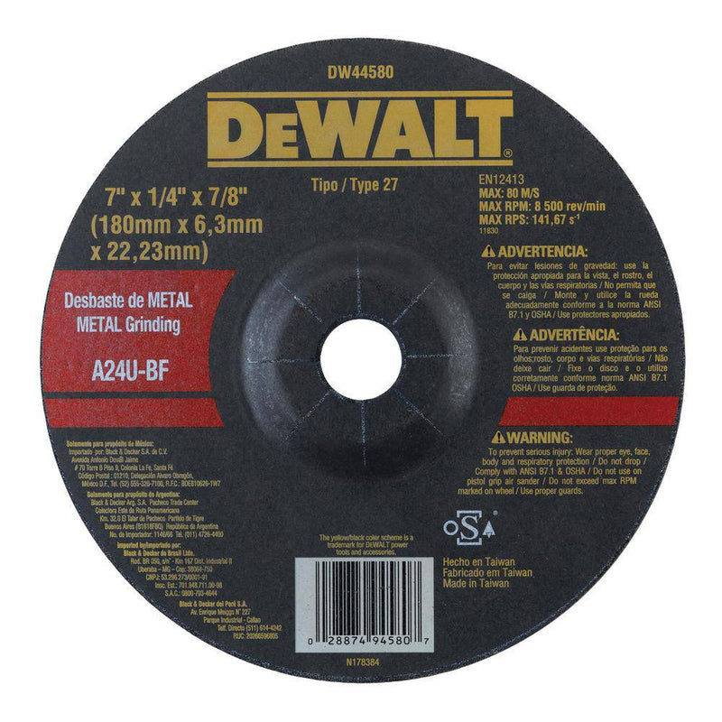 Dewalt Metal Grinding Disc