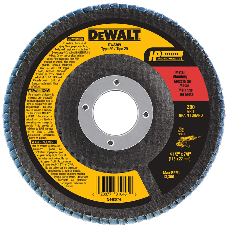 Dewalt Zirconia Flap Disc