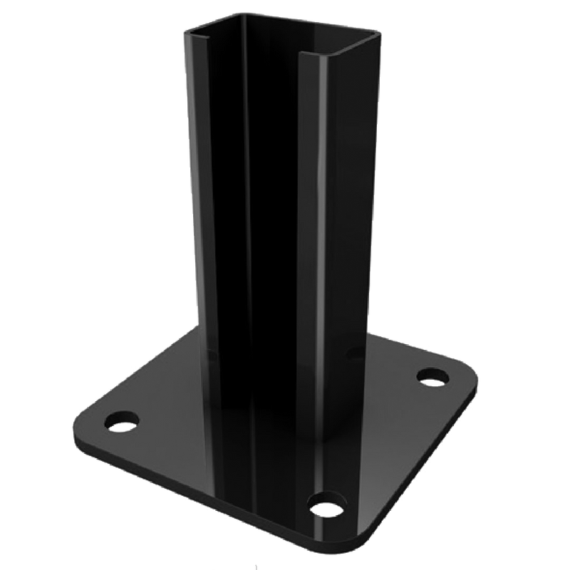 Durofence Floor Base BLACK